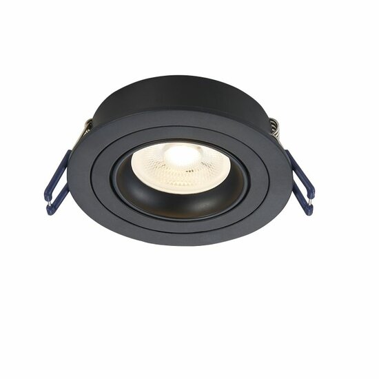 Inbouwspot armatuur kantelbaar | Ø50mm spots | Ø80mm zaagmaat | Zwart - Afbeelding 4