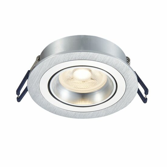 Inbouwspot armatuur kantelbaar | Ø50 mm spots | Ø80 mm zaagmaat | Zilver - Afbeelding 4