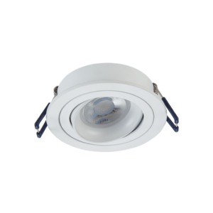 Inbouwspot armatuur kantelbaar | Ø50mm spots | Ø80mm zaagmaat | Wit in wit