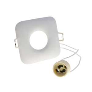 Kantelbaar inbouwspot armatuur | Ø50mm GU10/MR16 | Ø90mm zaagmaat | Zwart/Wit in wit