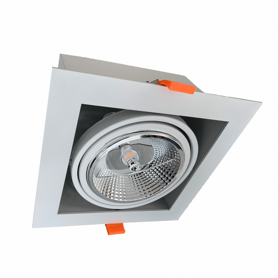 LED AR111 GU10 inbouwspot | wit, richtbaar - Afbeelding 4