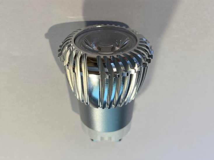 Dimbare led spot GU10 MR11 3W 35mm 2700K warm wit