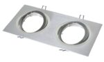 Led inbouwspot armatuur dubbel AR111 richtbaar aluminium van Tronix Lighting