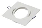 Led inbouwspot armatuur AR111 richtbaar wit vierkant van Tronix Lighting
