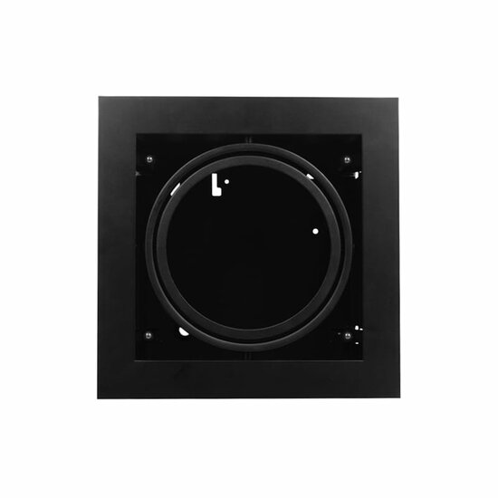 Led inbouw spot armatuur - 1x AR111/ES111 Zwart | Opdekrand - Afbeelding 3