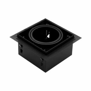 LED Inbouw Spot Armatuur - 1x AR111/ES111 Zwart | Trimless van Tronix Lighting