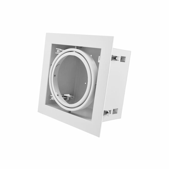 LED Inbouw Spot Armatuur - 1x AR111 Wit | Opdekrand - Afbeelding 2