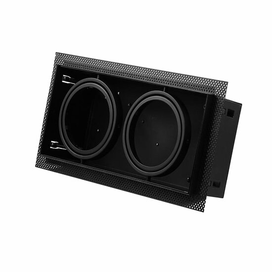 LED Inbouw Spot Armatuur - 2x AR111 Zwart | Trimless – Bild 2