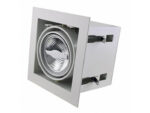 Led inbouw spot armatuur - 1x AR70 Wit | Opdekrand van Tronix Lighting