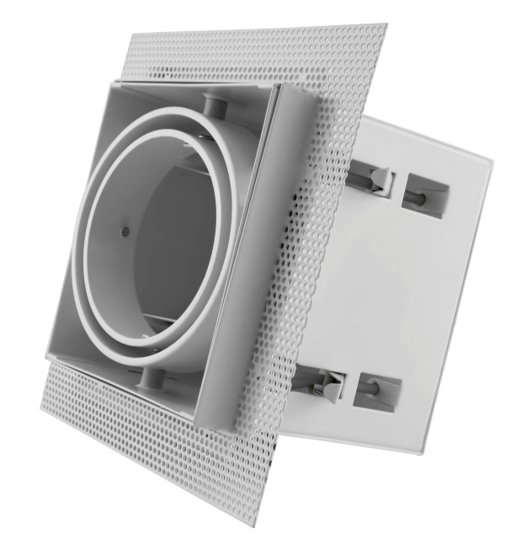 Led inbouw spot armatuur - 1x AR70 Wit | Trimless van Tronix Lighting