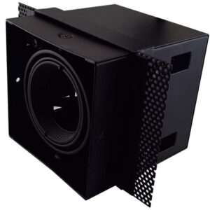 Trimless LED Inbouwspot (Armatuur) Zwart | 1x GU10 / MR16 van Tronix Lighting