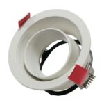 Led Inbouw Spot Armatuur Rond Wit | Verzonken + Richtbaar van Tronix Lighting