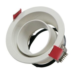 Led Inbouw Spot Armatuur Rond Wit | Verzonken + Richtbaar van Tronix Lighting