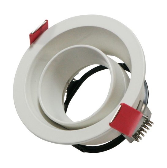 Led Inbouw Spot Armatuur Rond Wit | Verzonken + Richtbaar van Tronix Lighting