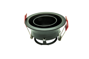 Led Inbouw Spot Armatuur Rond Zwart | Diep Verzonken & Richbaar van Tronix Lighting