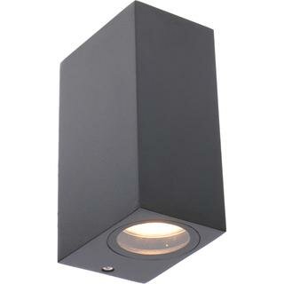2xGU10 outdoor light without light source - Wall mounted light