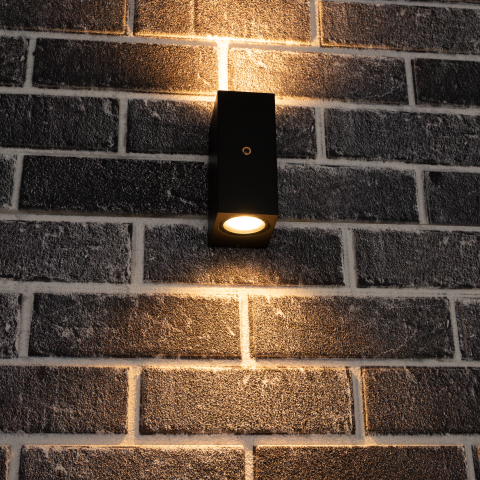 Buitenlamp zonder lichtbron voor wandmontage 2xGU10 – Image 2