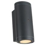 2xGU10 outdoor light without light source - Wall mounted light