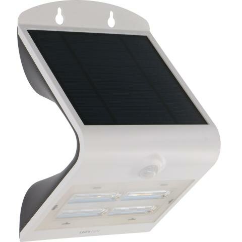 Solar Außenleuchte 400lm 3000K Weiß mit IP65 Schutz