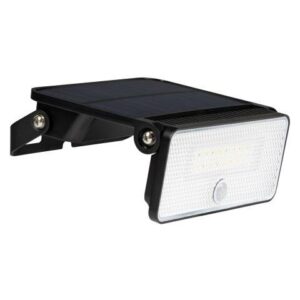 Solar Outdoor Lamp 1000lm 4000K Black with IP54 Protection