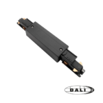 DALI 3-Phasen Stromschienen I-Verbinder | Schwarz
