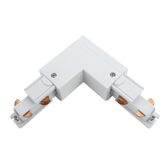 DALI 3-fase rail L-connector binnenhoek | Wit - Afbeelding 2