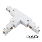 DALI 3-fase rail T-connector rechts 1 | Wit