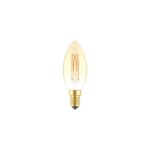 Gouden Carbon Line C35 LED-filament kaarslamp met E14-fitting