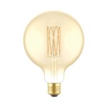 LED Gouden Gloeilamp Carbon Lijn Filament Kooi Globe G125 7W 640Lm E27 2700K Dimbaar - C56