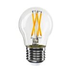 Led filament kleine bol G45 E27 4.8W 2200K 400lm dimbaar