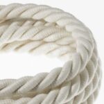 wit Creative-Cables snoer van katoen