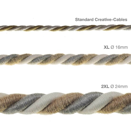 Strijkijzersnoer XL (16mm) | Jute