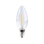 Transparante Oliva LED-filamentlamp met E14-fitting