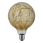 LED Globe G125 Gloeilamp - Duizend Lichten Goud 2W E27 2000K