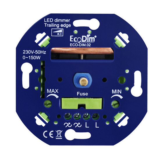 EcoDim ECO-DIM.02 LED Dimmer 0-150W | Fase-afsnijding