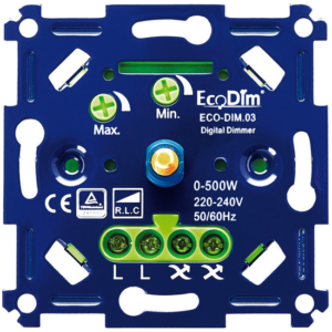 EcoDim ECO-DIM.03 Universele LED Dimmer 0-500W | RLC