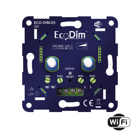 ECODIM | WiFi LED Dimmer Duo | 2x 100W | Tuya | Fase-afsnijding | App - Afbeelding 4