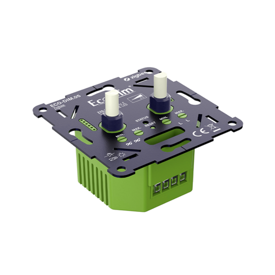 ECODIM | Zigbee LED Dimmer Duo | 2x 0–100W | Phase dimming (RC)