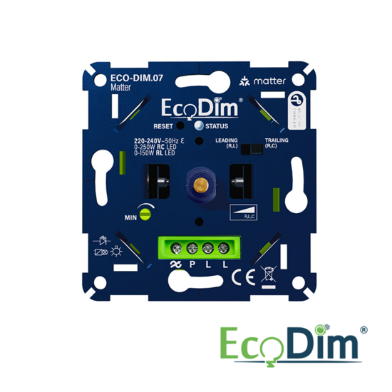 EcoDim ECO-DIM.07 Matter LED Dimmer 0-250W | RLC
