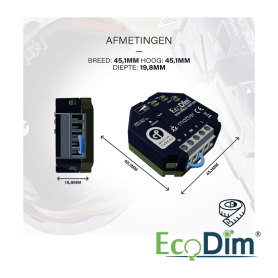 ECODIM LED Dimmer | MATTER | Module | 250 Watt – Image 2