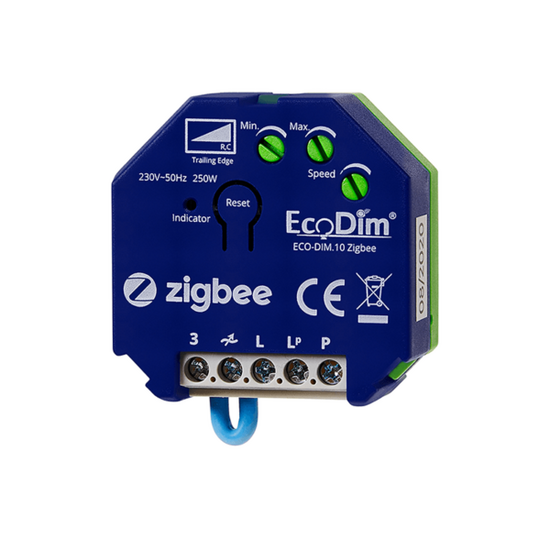 ECODIM | Zigbee-LED-Dimmer | Einbaumodul | 0–250 W | RLC