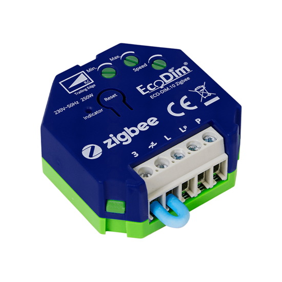 ECODIM | Zigbee-LED-Dimmer | Einbaumodul | 0–250 W | RLC
