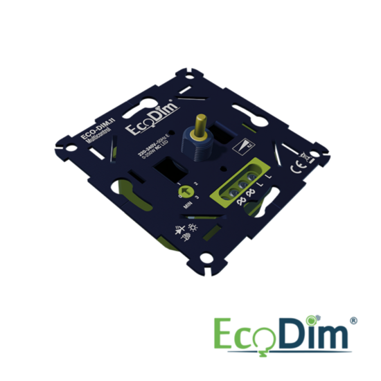 ECODIM Multicontrol LED Dimmer Duo Universeel 0-250W (Fase Afsnijding)