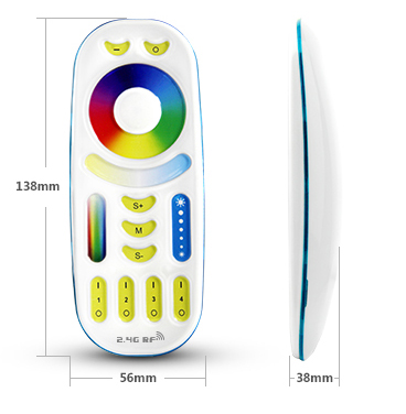 Mi-Light afstandsbediening | RGB+CCT | 4 zones | Zwart – Bild 4