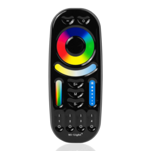 Mi-Light afstandsbediening | RGB+CCT | 4 zones | Zwart