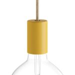 Lampfitting E27 Pastelkleur - Mosterdgeel
