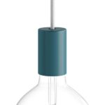 Lampfitting E27 Pastelkleur - Petrol-blauw