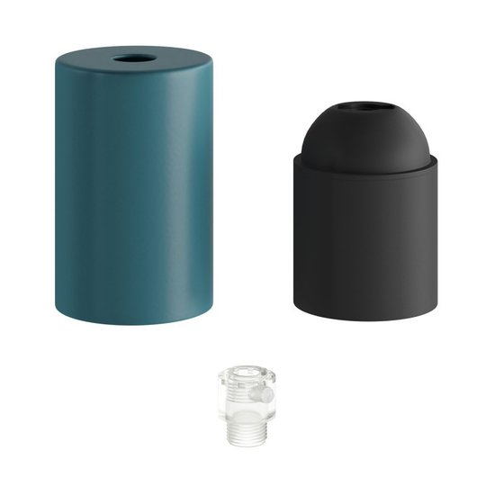 Lampfitting E27 Pastelkleur | Petrol-blauw - Afbeelding 3