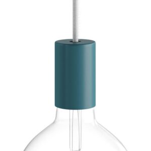 Lampfitting E27 Pastelkleur - Petrol-blauw