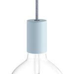Lampfitting E27 Pastelkleur - Lichtblauw